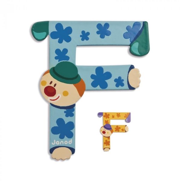 Lettre clown F